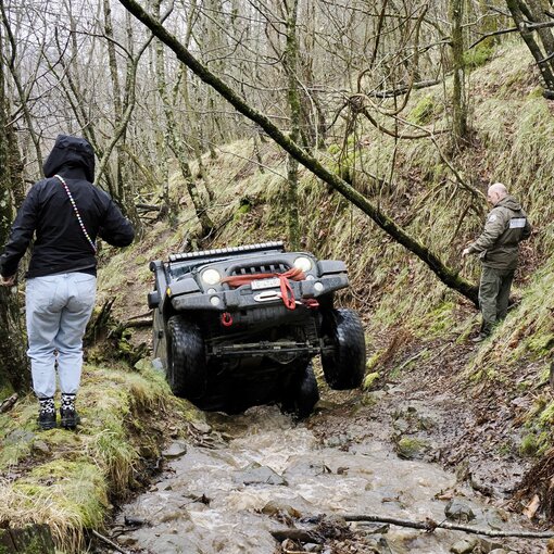 Beim Offroad in der Toskana müssen unzählige extreme Passagen bewältigt werden | © 4x4 Exploring GmbH
